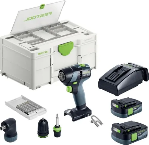 Festool Cordless Drill/Driver TXS 12 2.5-Set