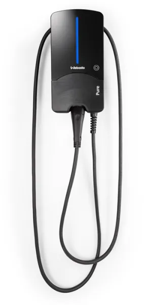 Webasto Pure Charging Box 22 kW Type 2 Black Edition with 7 m cable - Integrated Type B residual current relay
